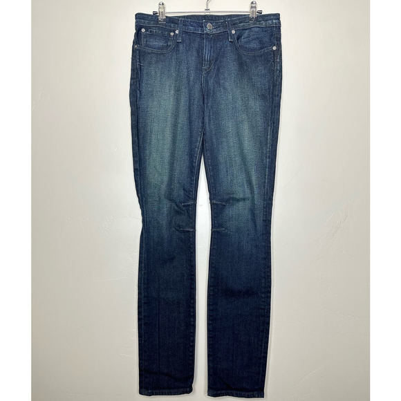 Helmut Lang Denim - Helmut Lang Dark Wash Mid Rise Skinny Denim Jeans Womens Size 28